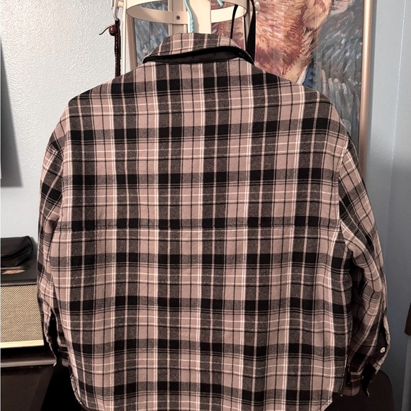 Converse reversible Black Plaid Jacket - Picture 2 of 10